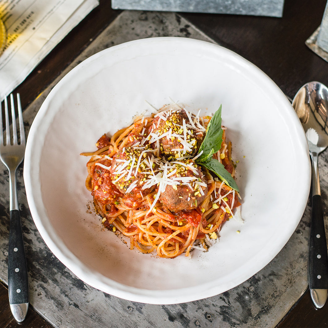 BEEF MEATBALL SPAGHETTI