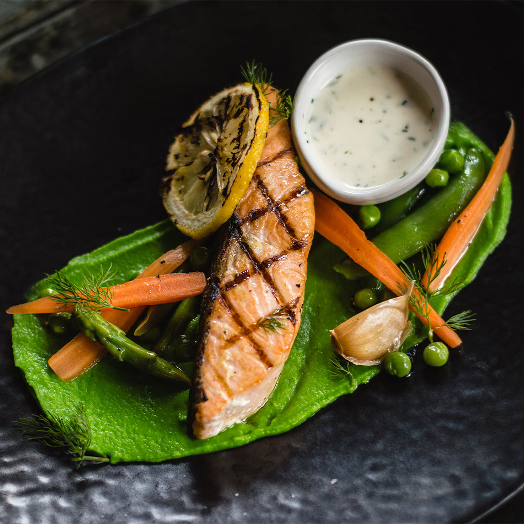 CRISPY SKIN SALMON | แซลม่อนหนังกรอบ