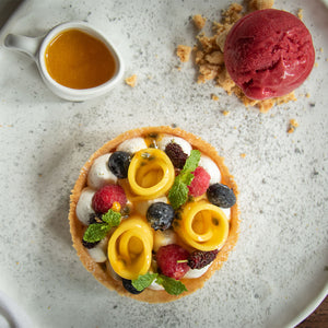 MANGO & RASPBERRY TART | ทาร์ต มะม่วงกับราสเบอรี่