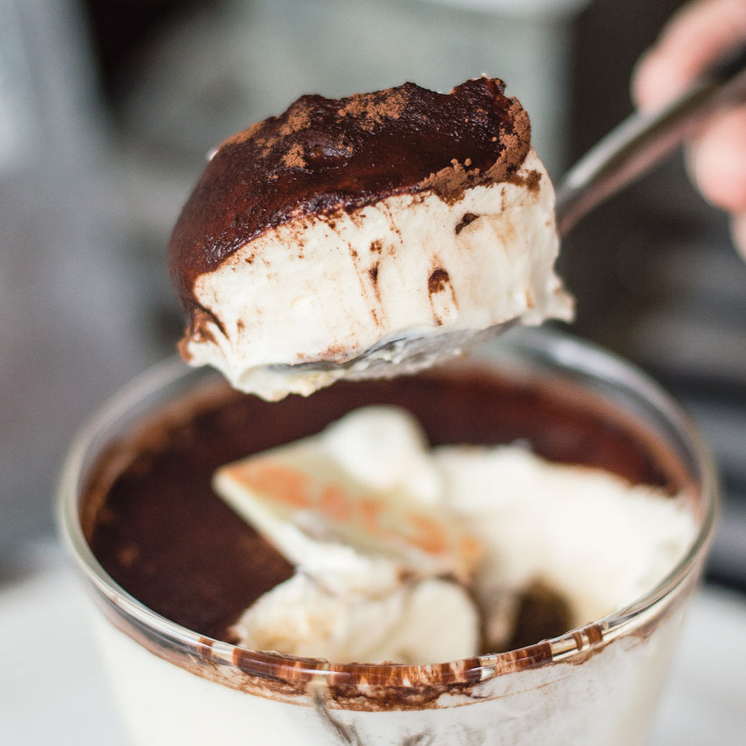 BLACK CHERRY & TONKA BEAN TIRAMISU