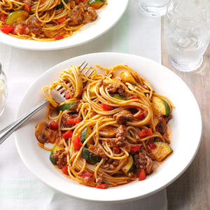 A.O.P. SPAGHETTI | สปาเกตตี้ผัดกระเทียม,พริก,น้ำมันมะกอก